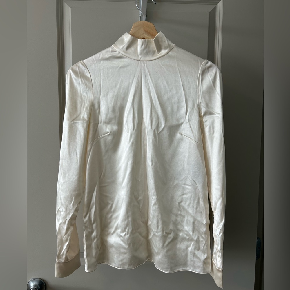 Dolce&Gabbana silk blouse in ivory